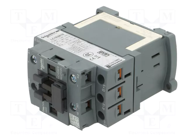 SCHNEIDER ELECTRIC Contactor Easy TeSys LC1E0610BD 3-polar 24VDC 6A SCHNEIDER ELECTRIC Contactor Easy TeSys LC1E0610BD 3-polar 24VDC 6A