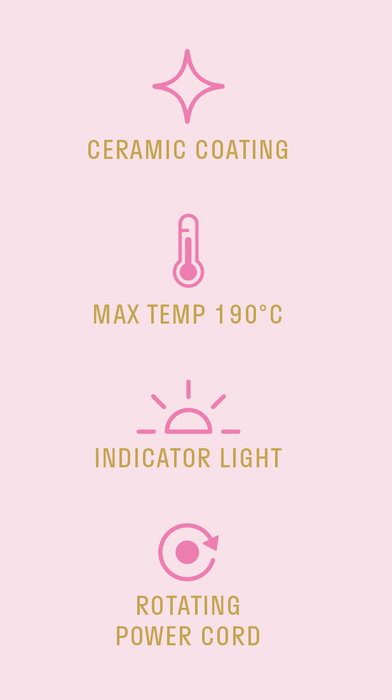 Inde Rizador De Ondas "Emily In Paris" 31 cm Largo x 6.5 cm Ancho x 7.5 cm Alto (6 Unidades)