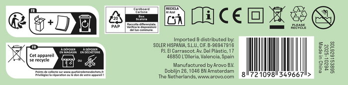 Inde Rizador De Ondas "Emily In Paris" 31 cm Largo x 6.5 cm Ancho x 7.5 cm Alto (6 Unidades)