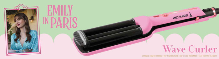 Inde Rizador De Ondas "Emily In Paris" 31 cm Largo x 6.5 cm Ancho x 7.5 cm Alto (6 Unidades)