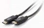 C2G Cable USB Tipo C Macho a Macho USB 2.0 (C-C), 1.8m (6ft), 3A, Hasta 480 Mbps, Reversible, Negro - 88826