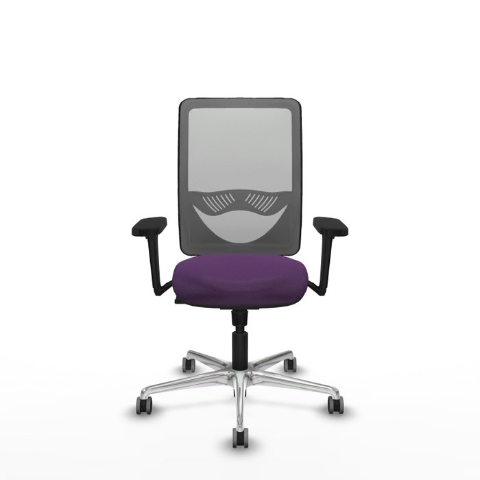 PIQUERAS Y CRESPO Silla de oficina Zulema con mecanismo Sincro, Morado y Gris PIQUERAS Y CRESPO Silla de oficina Zulema con mecanismo Sincro, Morado y Gris