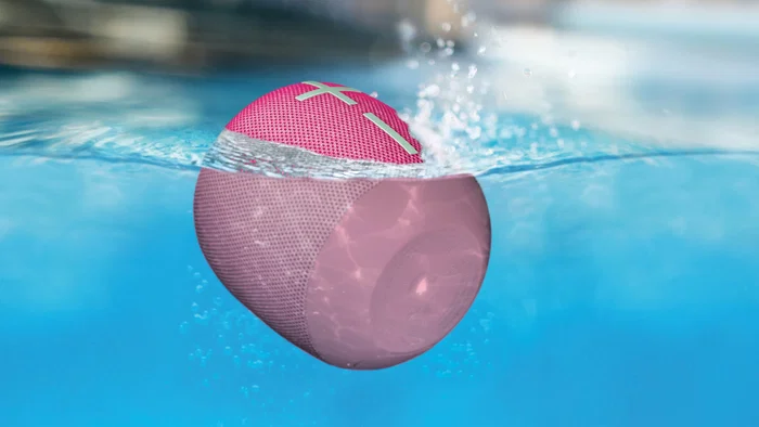 Ultimate Ears Altavoz Portátil WONDERBOOM 4, Bluetooth, Estéreo, Batería 14h, Rosa, Resistente al Agua, Cilindro