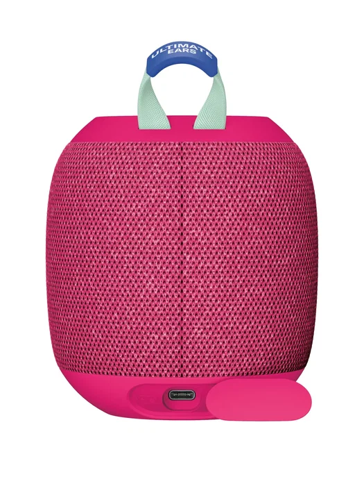 Ultimate Ears Altavoz Portátil WONDERBOOM 4, Bluetooth, Estéreo, Batería 14h, Rosa, Resistente al Agua, Cilindro