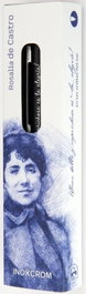 INOXCROM Estuche Bolígrafo Books Escritora Rosalía de Castro