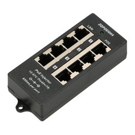 Extralink Inyector PoE de 4 Puertos EX.12646 Negro