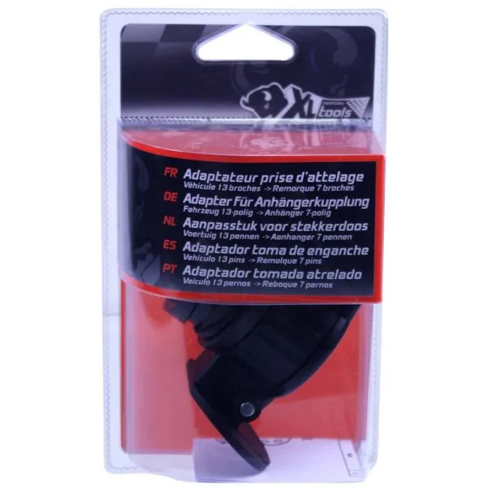 Xl Perform Tools Adaptador de enchufe de enganche de remolque de 13 a 7 pines IMP553906 Xl Perform Tools Adaptador de enchufe de enganche de remolque de 13 a 7 pines IMP553906