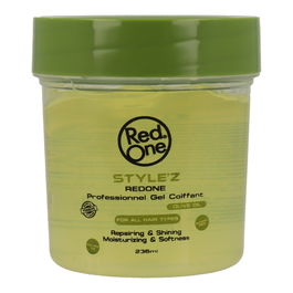 Red One Gel Fijador Extra Fuerte Style'z Professional Hair con Aceite de Oliva 236 ml