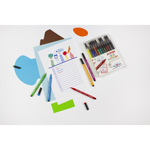 Alpino Estuche de 24 Rotuladores Fineliner Color Experience con Surtido de Colores Alpino Estuche de 24 Rotuladores Fineliner Color Experience con Surtido de Colores