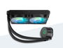 NOX HUMMER M-240 Kit RL ARGB Negro Refrigeración Líquida con 2 Ventiladores 120mm y Iluminación ARGB, NXHUMMERM240ARGB
