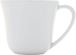 Alessi Ku Taza para Café Filtrado de Porcelana Blanca (4 Unidades)