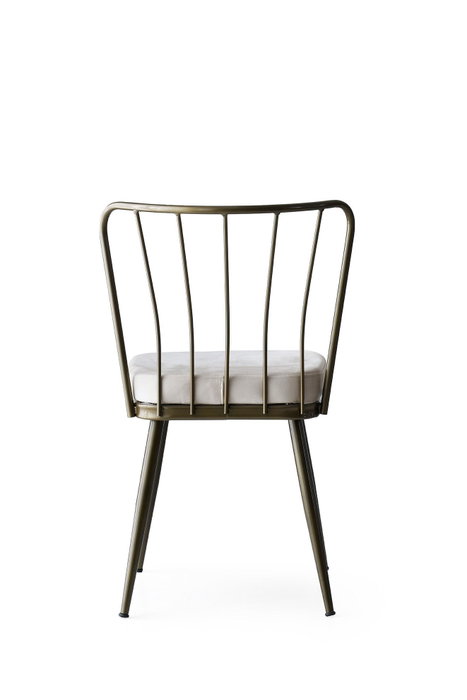 Hanah Home 985 V2 Juego de Sillas de Terciopelo Visón (2 Piezas) para Comedor o Salón, Altura Asiento 50 cm, 175 kg