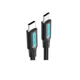 Vention COSBG Cable USB 2.0 Tipo-C Macho a Macho 60W 480Mbps 1.5m Negro