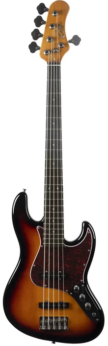 Eko Bajo Eléctrico JB300 5 Cuerdas Sunburst
