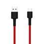 Xiaomi Cable Mi Braided USB-A a USB Tipo-C 1 m Rojo/Negro