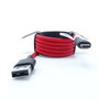 Xiaomi Cable Mi Braided USB-A a USB Tipo-C 1 m Rojo/Negro