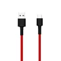 Xiaomi SJV4110GL Cable USB de 1 metro, Conector USB-A Macho a USB-C Macho, Color Negro y Rojo