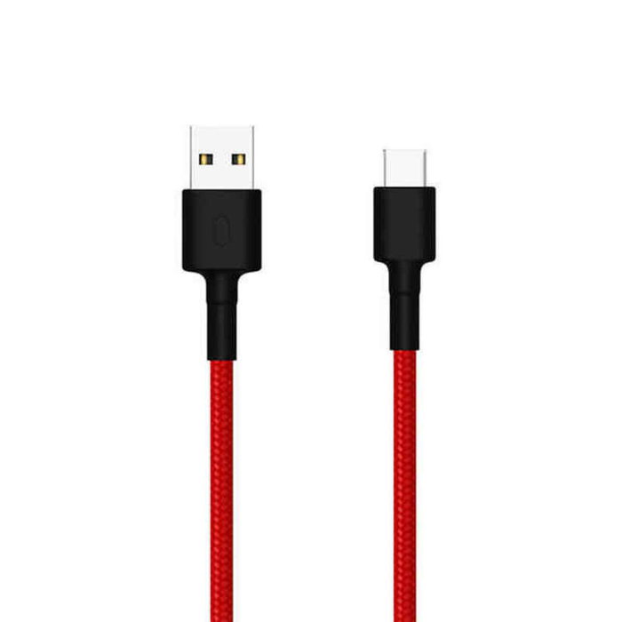 Xiaomi Cable Mi Braided USB-A a USB Tipo-C 1 m Rojo/Negro