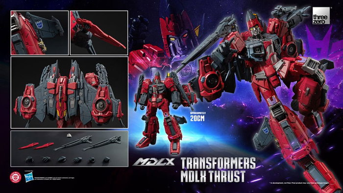 ThreeZero Transformers Figura MDLX Thrust 20 cm