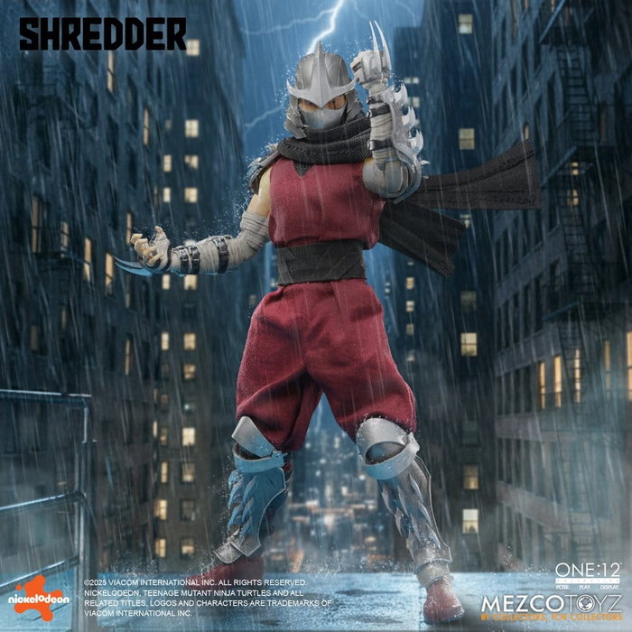Mezco Toys Las Tortugas Ninja Figura 1/12 Shredder 17 cm