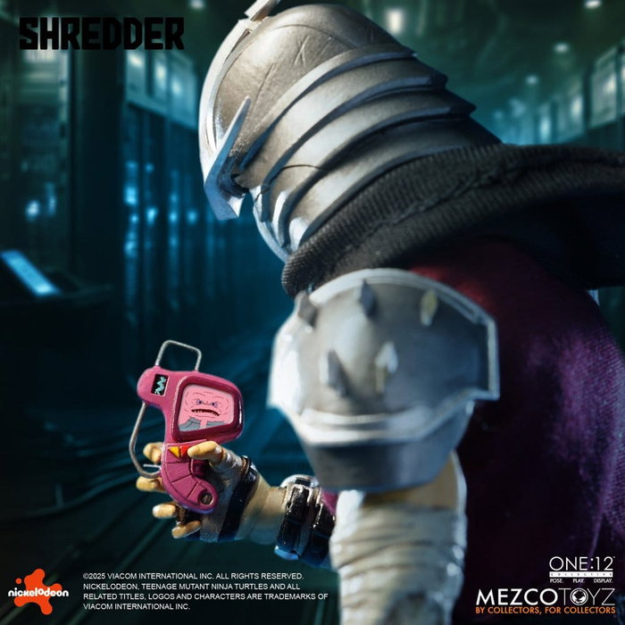 Mezco Toys Las Tortugas Ninja Figura 1/12 Shredder 17 cm