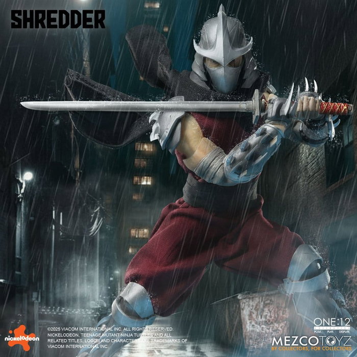 Mezco Toys Las Tortugas Ninja Figura 1/12 Shredder 17 cm