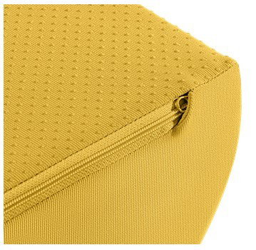 Leitz Reposapiés de escritorio Ergo Cosy amarillo 260x140x405 mm