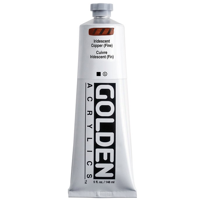 Golden Colores Acrílicos Heavy Body Iridiscente Cobre (Fino) 148 ml Golden Colores Acrílicos Heavy Body Iridiscente Cobre (Fino) 148 ml