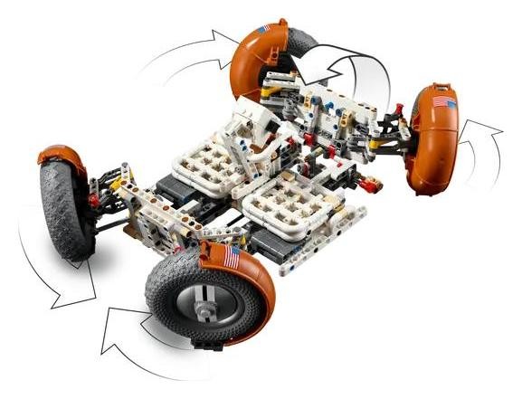 LEGO Technic NASA Apollo Lunar Roving Vehicle (LRV) 42182 Multicolor LEGO Technic NASA Apollo Lunar Roving Vehicle (LRV) 42182 Multicolor