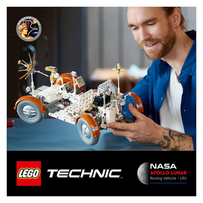 LEGO Technic NASA Apollo Lunar Roving Vehicle (LRV) 42182 Multicolor LEGO Technic NASA Apollo Lunar Roving Vehicle (LRV) 42182 Multicolor