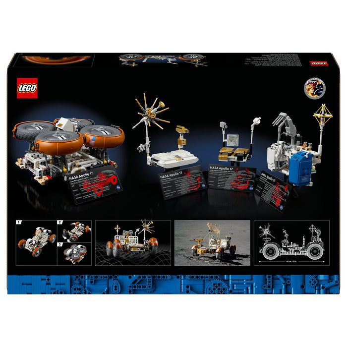 LEGO 42182 Technic Vehículo de Exploración Lunar NASA Apollo Juego de Construcción 1913 Piezas