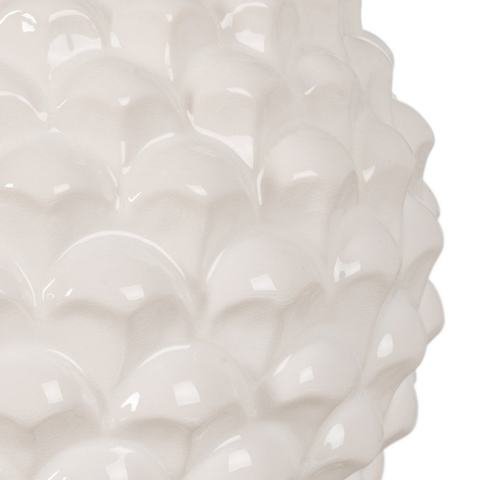 Lámpara Mesa Blanco Cerámica Iluminación 38 X 38 X 58,50 cm