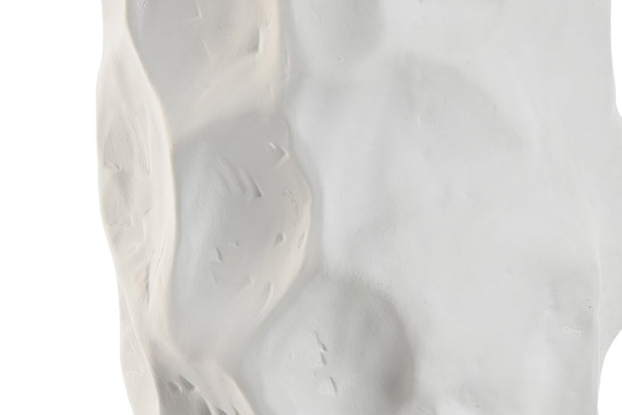 DKD Home Decor Jarrón de Terracota Blanco Impermeable