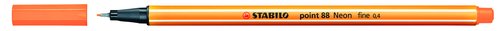 Rotulador Fibra Stabilo Point 88 Naranja Neon (Set de 10) Rotulador Fibra Stabilo Point 88 Naranja Neon (Set de 10)