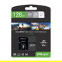 PNY PRO Elite MicroSDXC 128GB Tarjeta de Memoria, UHS-I, Clase 10, U3, Hasta 100MB/s de Lectura, con Adaptador SD