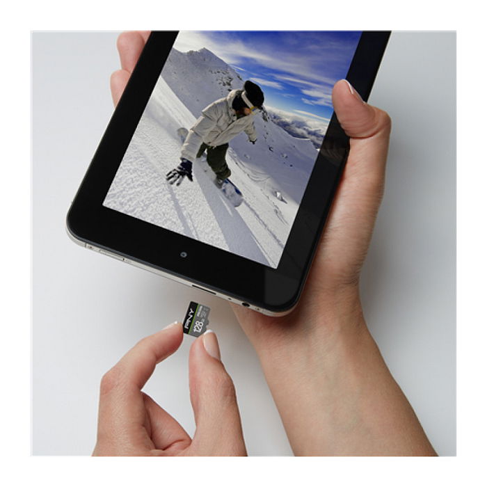 PNY PRO Elite MicroSDXC 128GB Tarjeta de Memoria, UHS-I, Clase 10, U3, Hasta 100MB/s de Lectura, con Adaptador SD