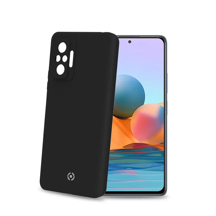 Celly CROMO953BK Funda para Xiaomi Redmi Note 10 Pro 16,9 cm (6.67") - Negro, Resistente a Golpes
