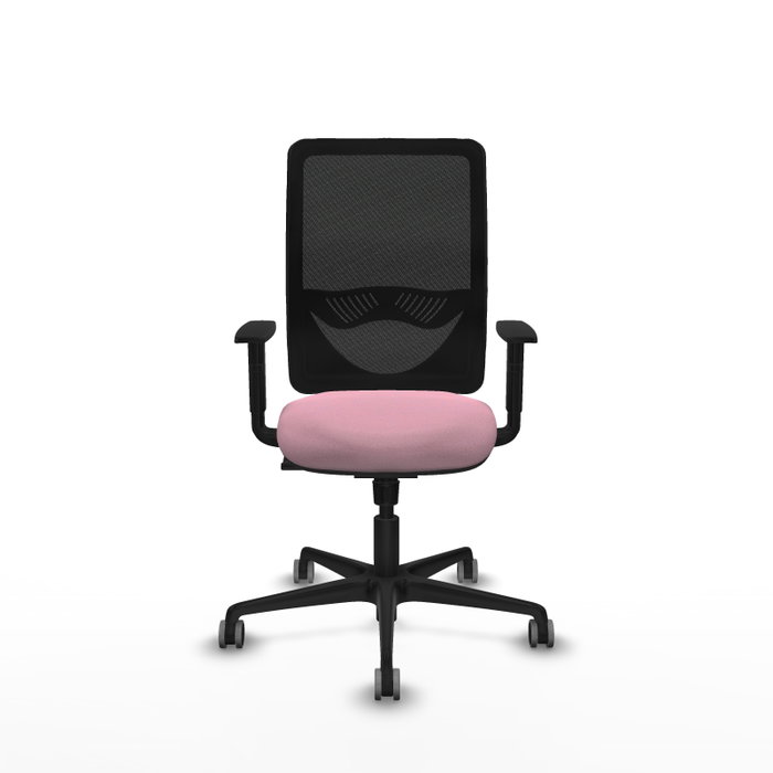 PIQUERAS Y CRESPO Silla de oficina Zulema Rosa y Negro con Mecanismo Sincro PIQUERAS Y CRESPO Silla de oficina Zulema Rosa y Negro con Mecanismo Sincro