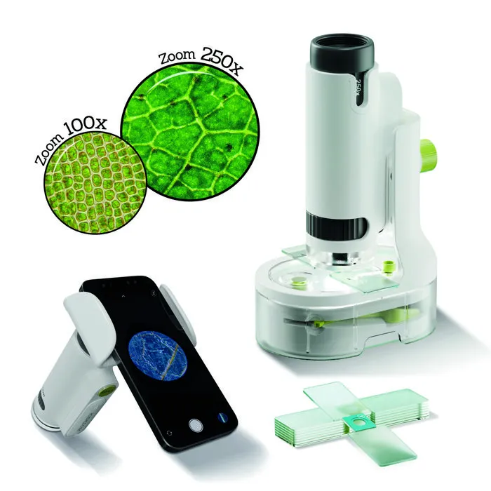 Canal Toys So Science Microscopio Portátil 250X con Soporte para Smartphone y Accesorios COS001