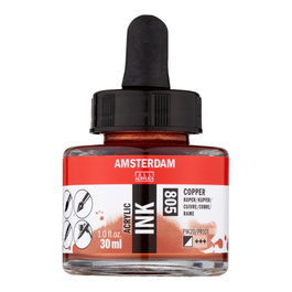 Amsterdam Tinta Acrílica Cobre 805, 30 ml