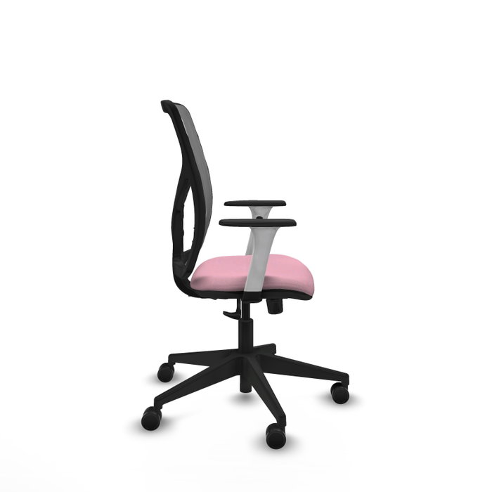 PIQUERAS Y CRESPO Silla de oficina Motilla con Mecanismo Sincro Rosa y Gris PIQUERAS Y CRESPO Silla de oficina Motilla con Mecanismo Sincro Rosa y Gris
