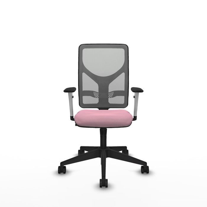 PIQUERAS Y CRESPO Silla de oficina Motilla con Mecanismo Sincro Rosa y Gris PIQUERAS Y CRESPO Silla de oficina Motilla con Mecanismo Sincro Rosa y Gris