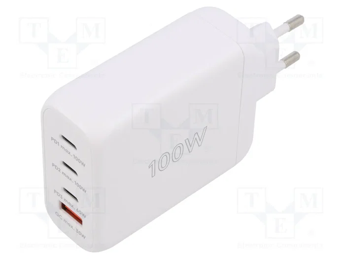 GOOBAY Cargador de Red 100W GaN con USB-C y USB-A GOOBAY Cargador de Red 100W GaN con USB-C y USB-A