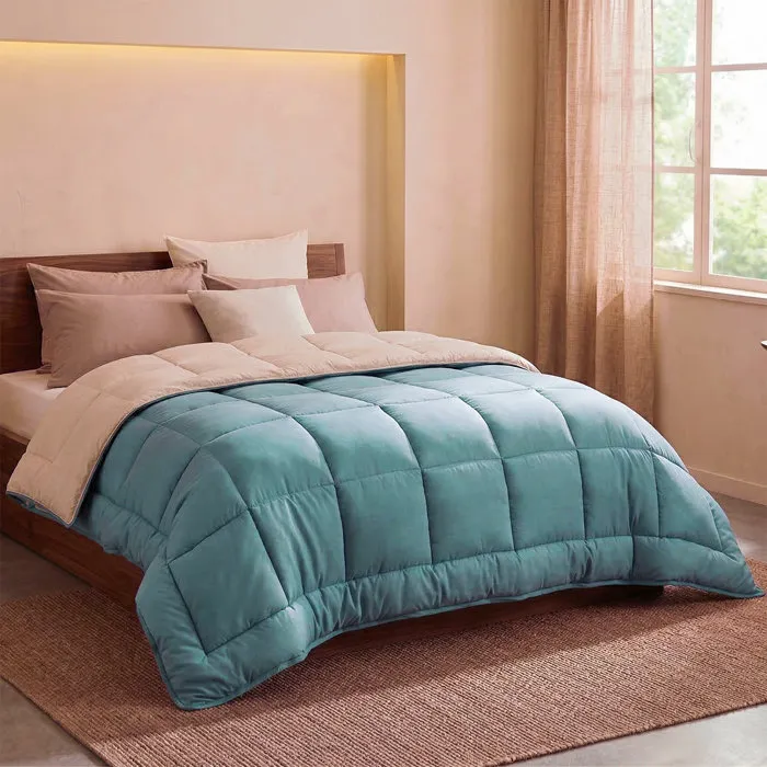 Toison D'Or Edredón ligero HUDSON 200g/m² 220x240cm Guijarro y lago microfibra acolchado Oeko-Tex Toison D'Or Edredón ligero HUDSON 200g/m² 220x240cm Guijarro y lago microfibra acolchado Oeko-Tex