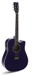 Guitarra Acústica Admira Tennessee Morada Satinada