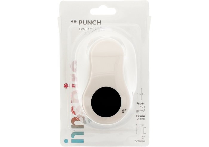 Innspiro Troqueladora de figuras Eva Foam Punch círculo 50mm