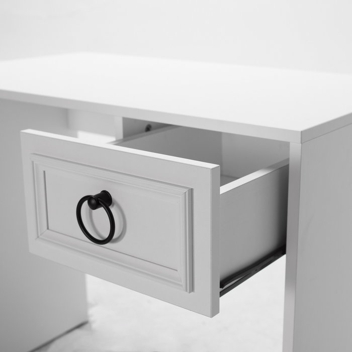 Hanah Home Mesa de Estudio Cms-1301-Bb-1 Blanca 90x75x51 cm con Cajón y Estantes Hanah Home Mesa de Estudio Cms-1301-Bb-1 Blanca 90x75x51 cm con Cajón y Estantes