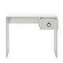 Hanah Home Mesa de Estudio Cms-1301-Bb-1 Blanca 90x75x51 cm con Cajón y Estantes