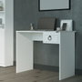Hanah Home Mesa de Estudio Cms-1301-Bb-1 Blanca 90x75x51 cm con Cajón y Estantes