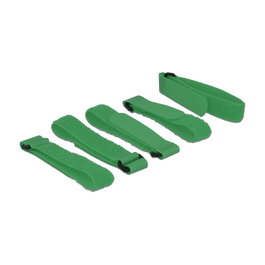 DeLOCK 18706 Brida de velcro con lazo 300 mm x 20 mm, Verde